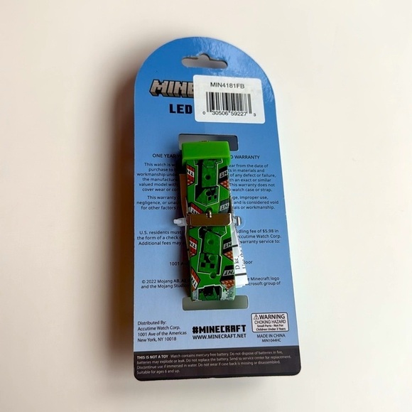 NWT Minecraft LED Watch - Picture 2 of 4